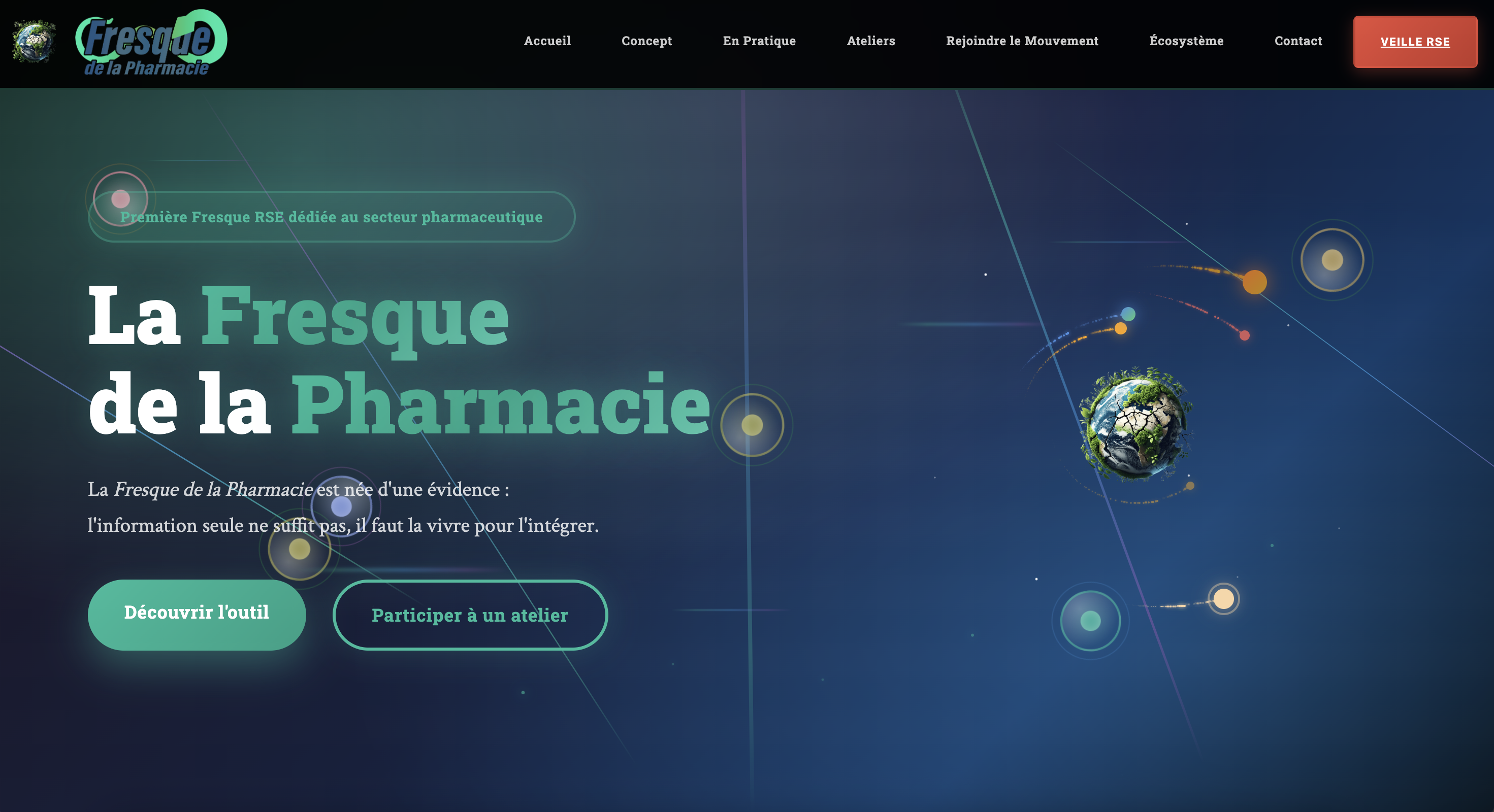 Fresque de la Pharmacie — L'Atelier RSE du Secteur Pharmaceutique